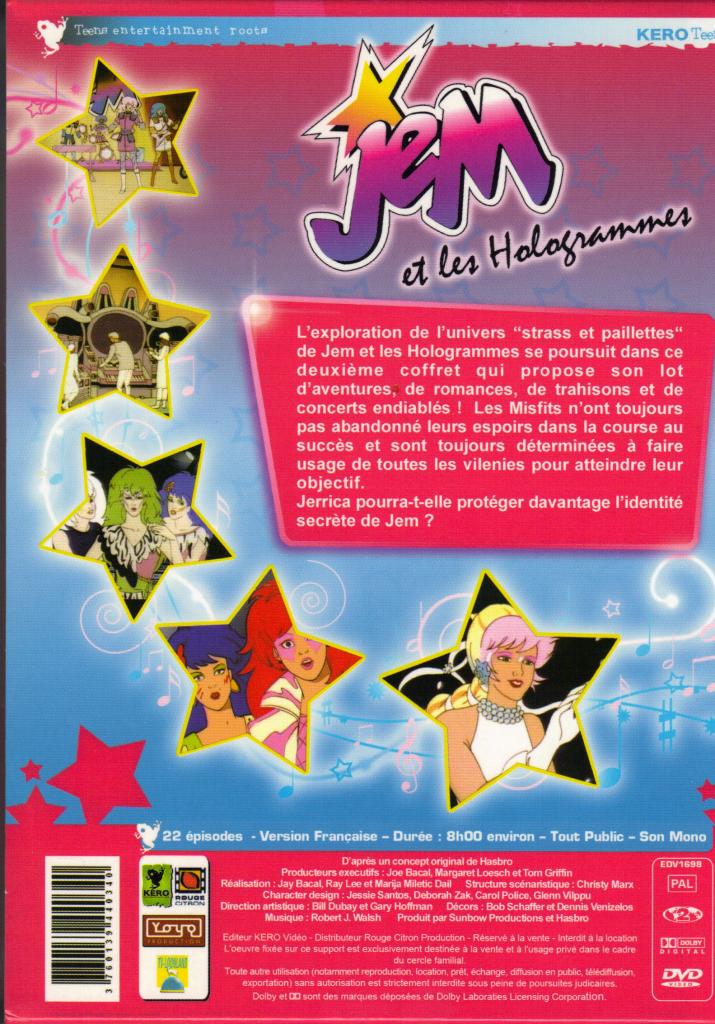 Jem & Les Hologrammes - Coffret 02 Verso