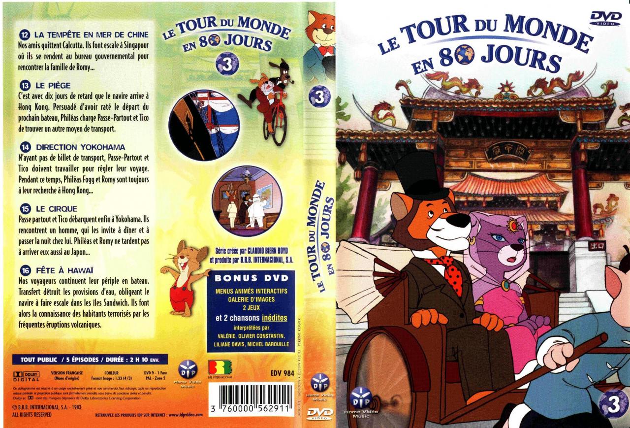 le tour du monde en 80 jours - Dvd Volume 03