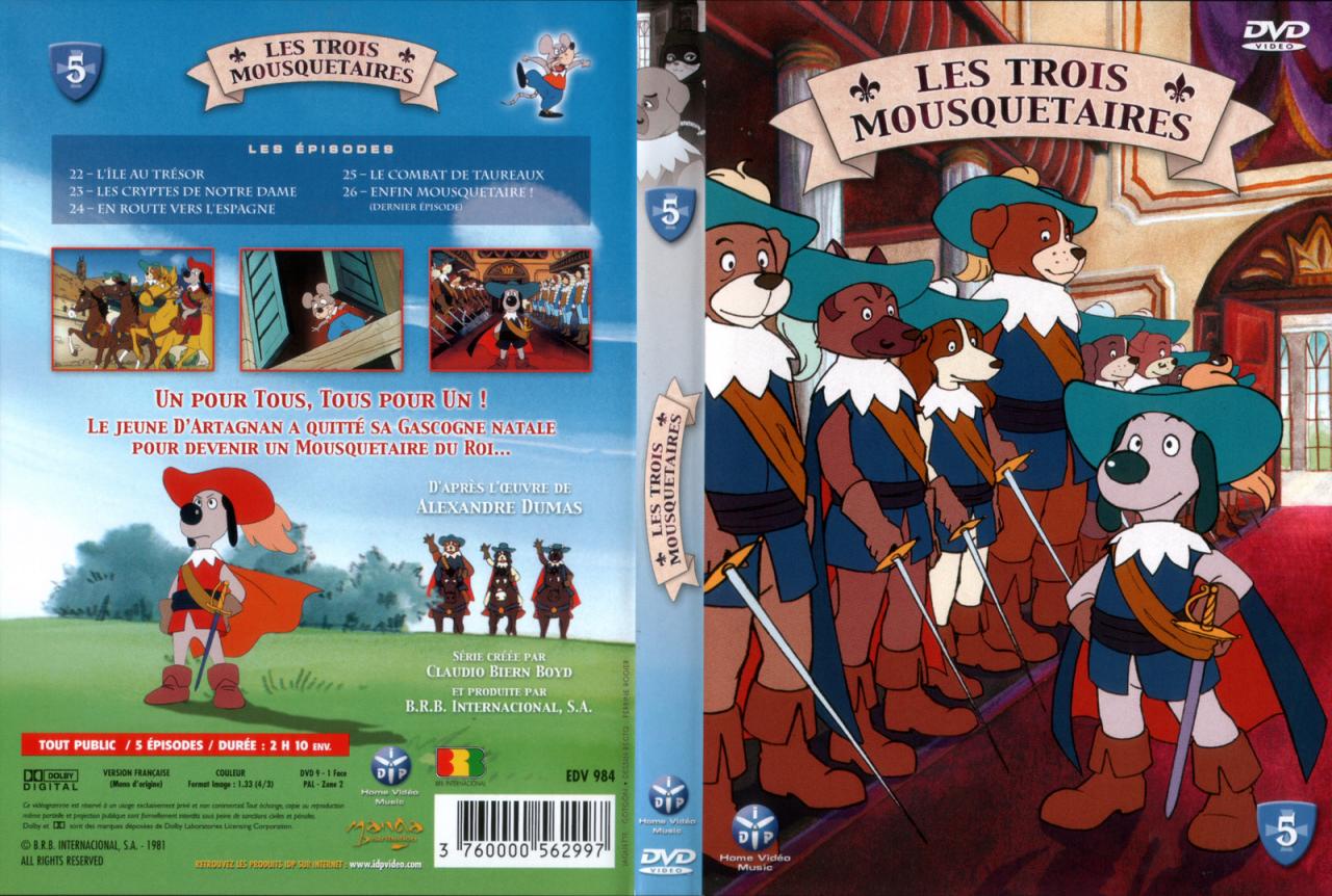 Les trois mousquetaires - Dvd Volume 05